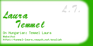 laura temmel business card